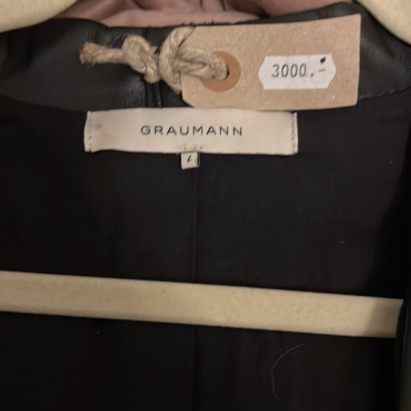 Black leather Graumann jacket - Picture 3 of 3